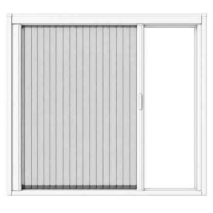White standard-opening retractable screen with single-side retraction